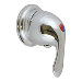 SCANDVIK CHROME COMPACT SHOWER CONTROL MIXER - SINGLE LEVER
