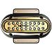 METRO MARINE HIGH-OUTPUT ELONGATED SURFACE MOUNT LIGHT W/INTELLIGENT MONOCHROMATIC LED'S - GREEN, 90-Deg BEAM