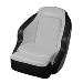 TACO ANCLOTE DIAMOND BUCKET SEAT, WHITE/BLACK