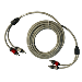 MARINE AUDIO RCA CABLE TWISTED PAIR - 12' (3.7M)