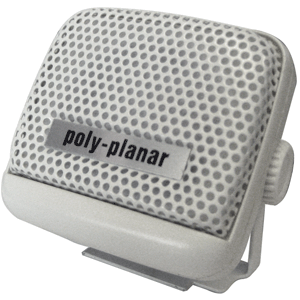 POLY-PLANAR MB-21 8 WATT VHF EXTENSION SPEAKER, WHITE