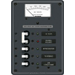 BLUE SEA 8143 AC MAIN + BRANCH A-SERIES TOGGLE CIRCUIT BREAKER PANEL (230V), MAIN + 3 POSITION
