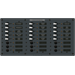 BLUE SEA 8264 TRADITIONAL METAL DC PANEL, 24 POSITIONS