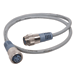 MARETRON MINI DOUBLE ENDED CORDSET, MALE TO FEMALE, 1M, GREY