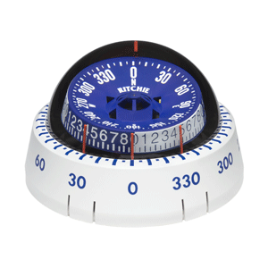 RITCHIE XP-98W X-PORT TACTICIAN COMPASS, SURFACE MOUNT, WHITE