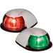 PERKO LED SIDE LIGHTS 12V RED / GREEN W/ CHROME HOUSING