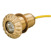 PERKO THRU-HULL MOUNT UNDERWATER LIGHT-POLISHED BRASS-12V