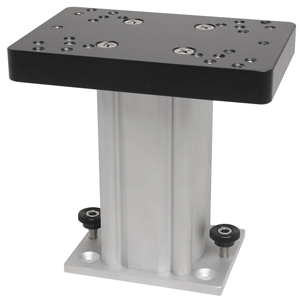 CANNON ALUMINUM FIXED BASE DOWNRIGGER PEDESTAL, 6"