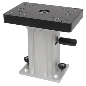 CANNON ALUMINUM SWIVEL BASE DOWNRIGGER PEDESTAL, 6"