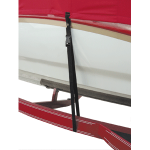 BOATBUCKLE SNAP-LOCK BOAT COVER TIE-DOWNS, 1" X 4', 6-PACK