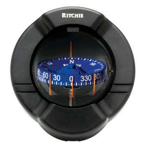 RITCHIE SS-PR2 SUPERSPORT COMPASS, DASH MOUNT, BLACK