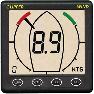CLIPPER WIND INSTRUMENT W/MASTHEAD TRANSDUCER & COVER -NON-RETURNABLE FOR ANY REASON