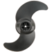 MOTORGUIDE SAFARI BLACK 2 BLADE WEEDLESS PROPELLER 3.5