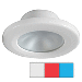 I2SYSTEMS APEIRON A3120 SCREW MOUNT LIGHT, RED, COOL WHITE & BLUE, WHITE FINISH