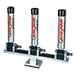 BIG JON TRIPLE HEAVY-DUTY DIVER ROD HOLDER W/PEDESTAL BASE-SILVER