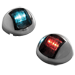 ATTWOOD 3500 SERIES 1-MILE LED VERTICAL MOUNT, BI-COLOR RED/GREEN COMBO SIDELIGHT-PAIR-12V-STAINLESS STEEL HOUSING