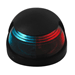 ATTWOOD QUASAR 2-MILE DECK MOUNT, BI-COLOR RED/GREEN COMBO SIDELIGHT-12V-BLACK HOUSING
