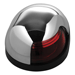 ATTWOOD QUASAR 2-MILE DECK MOUNT, RED SIDELIGHT-12V-HIPP/CHROME HOUSING W/BLACK BASE