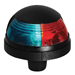 ATTWOOD PULSAR 1-MILE DECK MOUNT, BI-COLOR RED/GREEN COMBO-12V-BLACK HOUSING