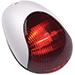 ATTWOOD 2-MILE VERTICAL MOUNT, RED SIDELIGHT-12V-WHITE PLASTIC HOUSING