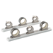 TACO 3-ROD HANGER w/POLY RACK, POLISHED STAINLESS STEEL
