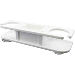 TACO 2-DRINK POLY HOLDER w/CATCH-ALL, WHITE