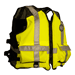 MUSTANG HIGH VISIBILITY INDUSTRIAL MESH VEST - SM/MED - YELLOW/BLACK