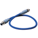 MARETRON MID DOUBLE-ENDED CORDSET, 0.5 METER, BLUE