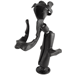 RAM MOUNT RAM-ROD 2000 FISHING ROD HOLDER W/RAM-ROD REVOLUTION RATCHET/SOCKET SYSTEM AND ROUND FLAT SURFACE BASE
