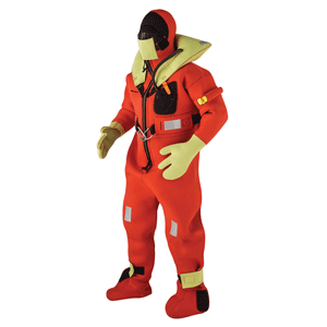 KENT COMMERICAL IMMERSION SUIT, USCG ONLY VERSION, ORANGE, INTERMEDIATE