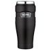 THERMOS STAINLESS KING VACUUM INSULATED TRAVEL TUMBLER-16 OZ.-STAINLESS STEEL/MATTE BLACK