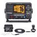 ICOM M506 VHF FIXED MOUNT W/REAR MIC, AIS & NMEA 0183/2000-BLACK