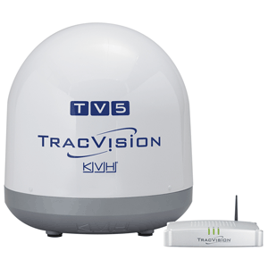 KVH TRACVISION TV5, LINEAR & SKY MEXICO w/AUTO SKEW & GPS