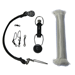 RUPP CENTER RIGGING KIT w/KLICKERS, WHITE NYLON 45'