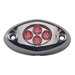 INNOVATIVE LIGHTING COURTESY LIGHT-4 LED SURFACE MOUNT-RED LED/CHROME CASE