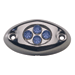 INNOVATIVE LIGHTING COURTESY LIGHT-4 LED SURFACE MOUNT-BLUE LED/CHROME CASE