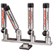 BIG JON QUAD MULTI-AXIS II ROD HOLDER-SILVER