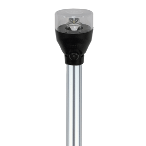 ATTWOOD LED ARTICULATING ALL-AROUND LIGHT - 12V - 2-PIN - 54" POLE