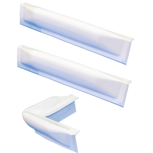 DOCK EDGE 3 PIECE DOCK BUMPER KIT, 1 CORNER PIECE, 2 18" STRAIGHT PIECES