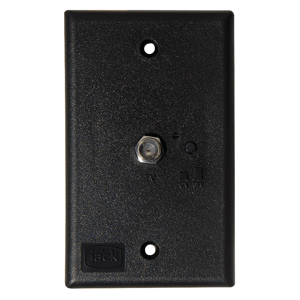 KING JACK TV ANTENNA POWER  INJECTOR SWITCH PLATE BLACK