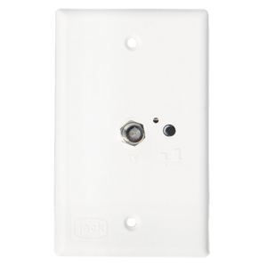 KING JACK PB1000 TV ANTENNA POWER INJECTOR SWITCH PLATE, WHITE