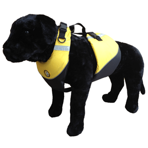 FIRST WATCH FLOTATION DOG VEST - HI-VISIBILITY YELLOW - SMALL