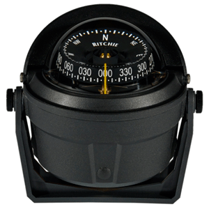 RITCHIE B-81-WM VOYAGER BRACKET MOUNT COMPASS, WHEELMARK APPROVED f/LIFEBOAT & RESCUE BOAT USE