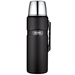 THERMOS STAINLESS KING VACUUM INSULATED BEVERAGE BOTTLE-BLACK-2L