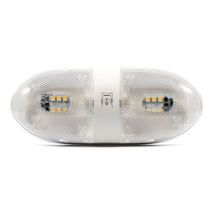 CAMCO LED DOUBLE DOME LIGHT, 12VDC, 320 LUMENS