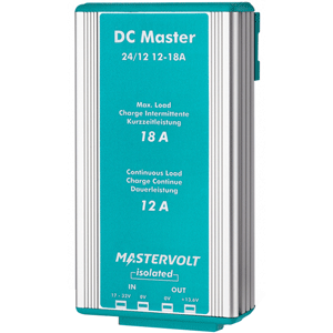 MASTERVOLT DC MASTER 24V TO 12V CONVERTER, 12A w/ISOLATOR