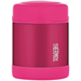 THERMOS FUNTAINER STAINLESS STEEL, VACUUM INSULATED FOOD JAR-PINK-10 OZ.