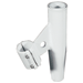 LEE'S CLAMP-ON ROD HOLDER, WHITE ALUMINUM, VERTICAL MOUNT, FITS 1.660