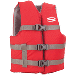 STEARNS CLASSIC YOUTH LIFE JACKET - 50-90LBS - RED/GREY