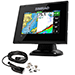 SIMRAD GO5 XSE COMBO WITH MED/HI DOWNSCAN TRANSOM MOUNT TRANSDUCER & NAVIONICS+ CHART